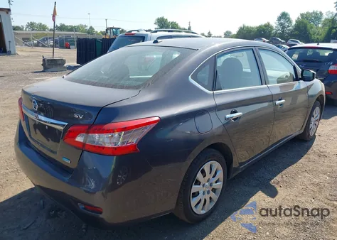 2014 Nissan Sentra S/Sv/Sr/Sl z USA, uszkodzony, nr VIN 3N1AB7APOEL625689